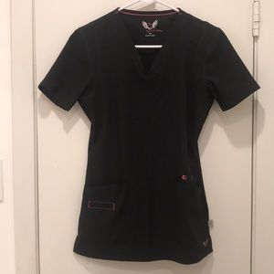 Smitten Magic Rock Goddess Scrub Top- worn once